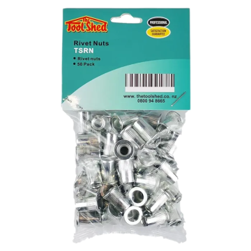 ToolShed Rivet Nut Aluminium M3 50pk